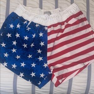 Patriotic Women's Athletic Shorts